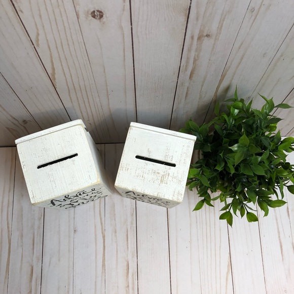 Set of 2, Wooden Advice Boxes for Wedding Day! - Picture 2 of 6